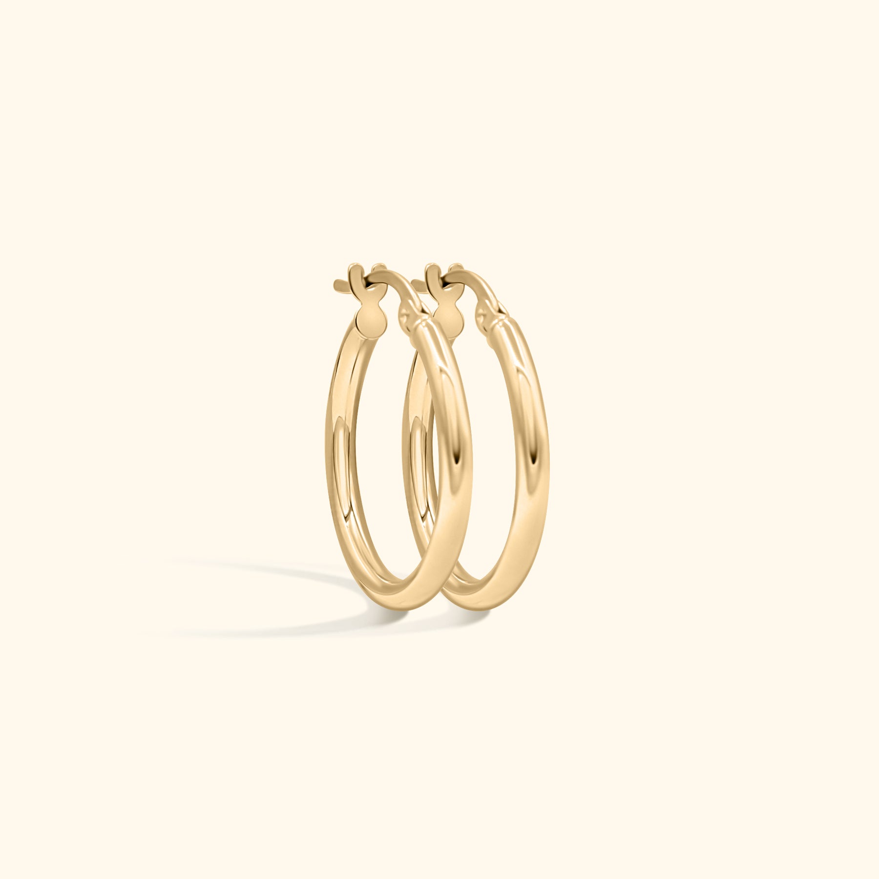 14K Gold Earrings | 19 mm