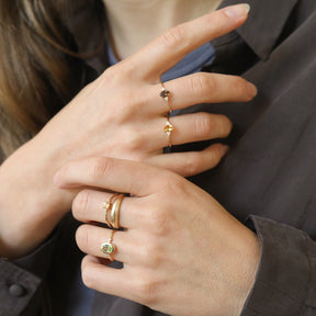 Tanja Citrine ring | 9K